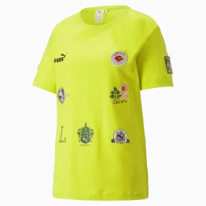 PUMA x LIBERTY Badge Women's Tee - Sulphur Spring