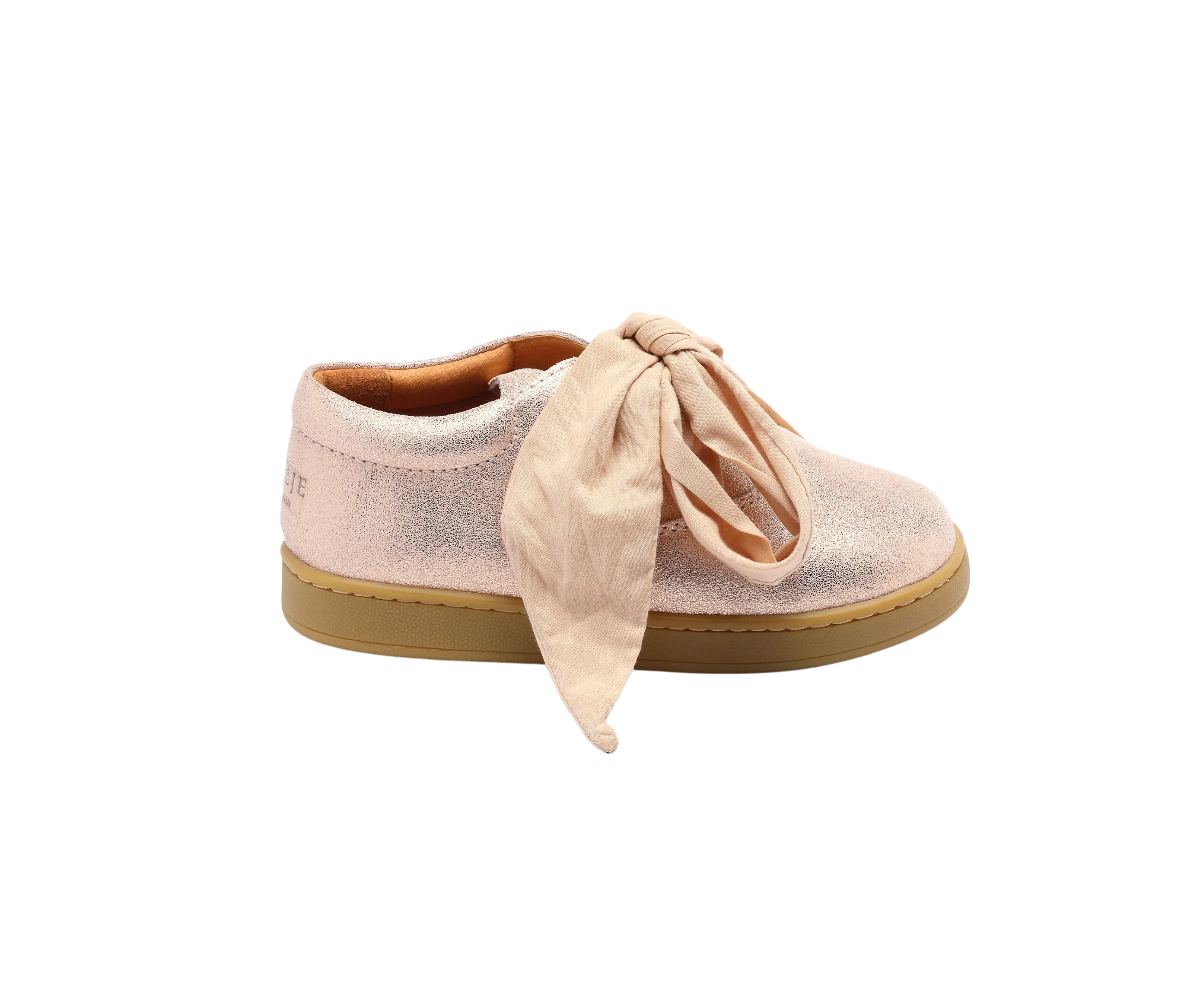 Qemilia Organza Sneakers | Powder Metallic Leather