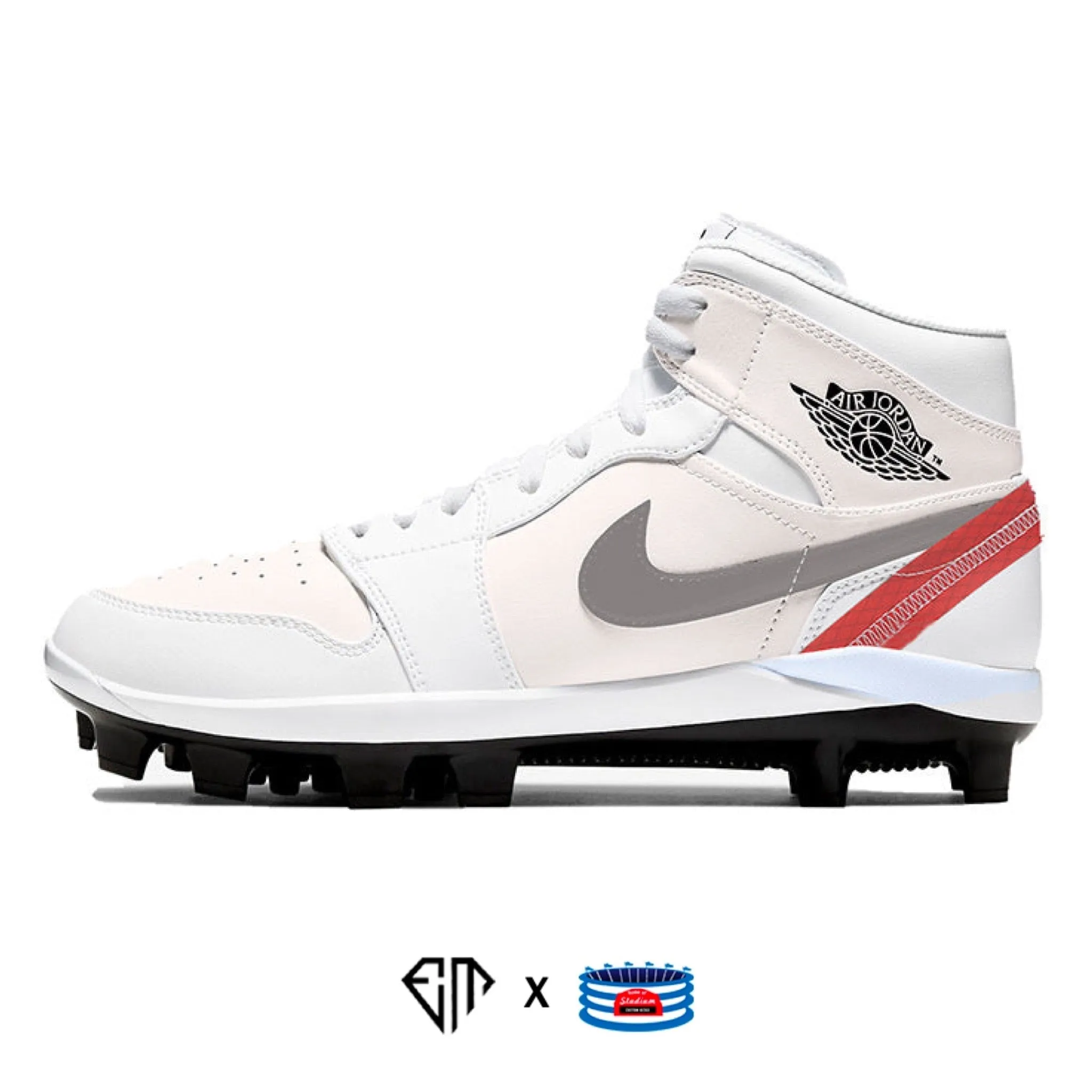 "Light Bone" Jordan 1 Retro MCS Cleats