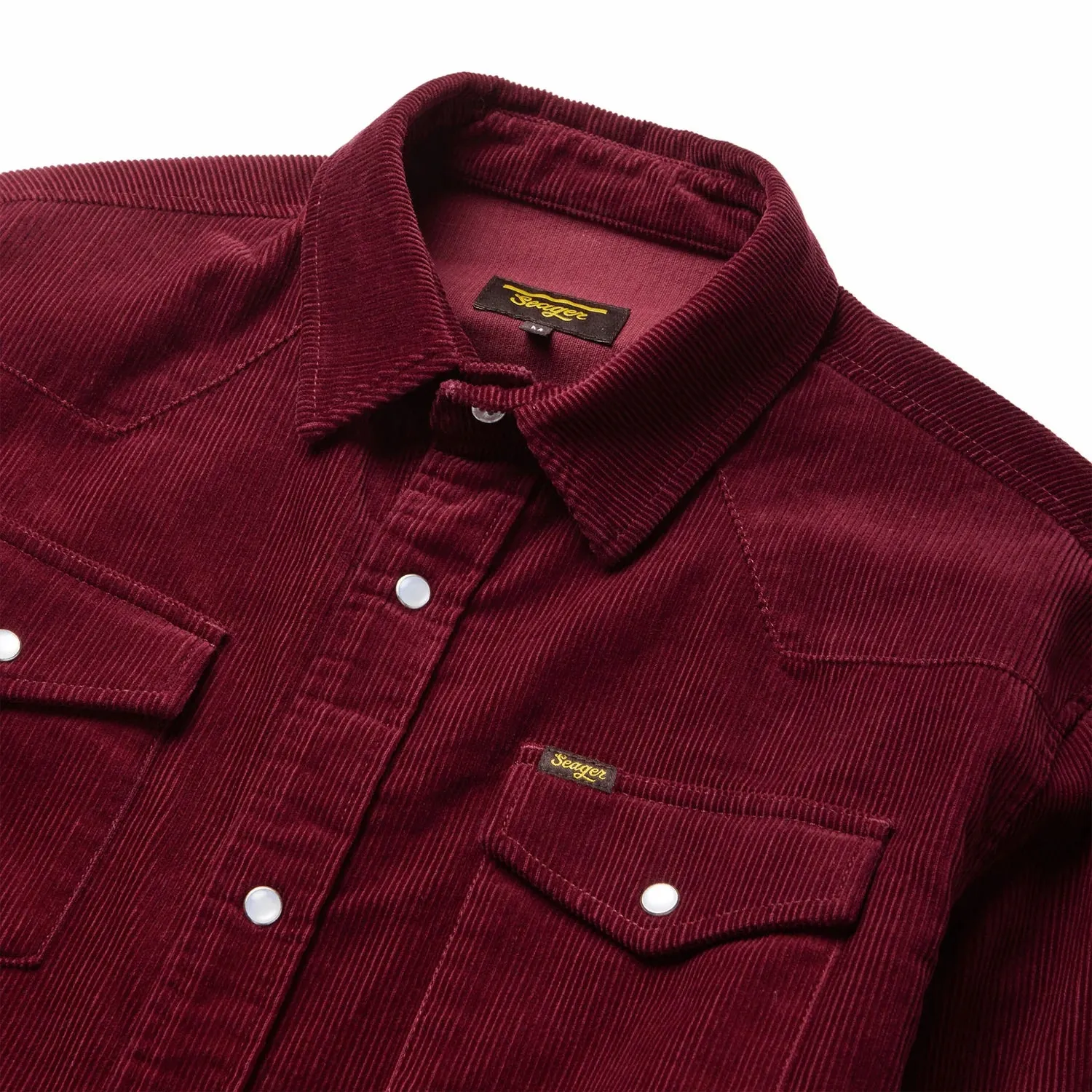 Reagan Pearl Snap Corduroy