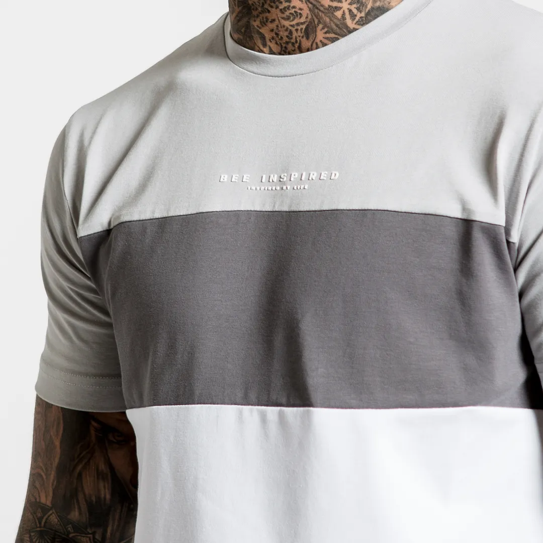 Regal Tee - Grey/Dark Grey/White