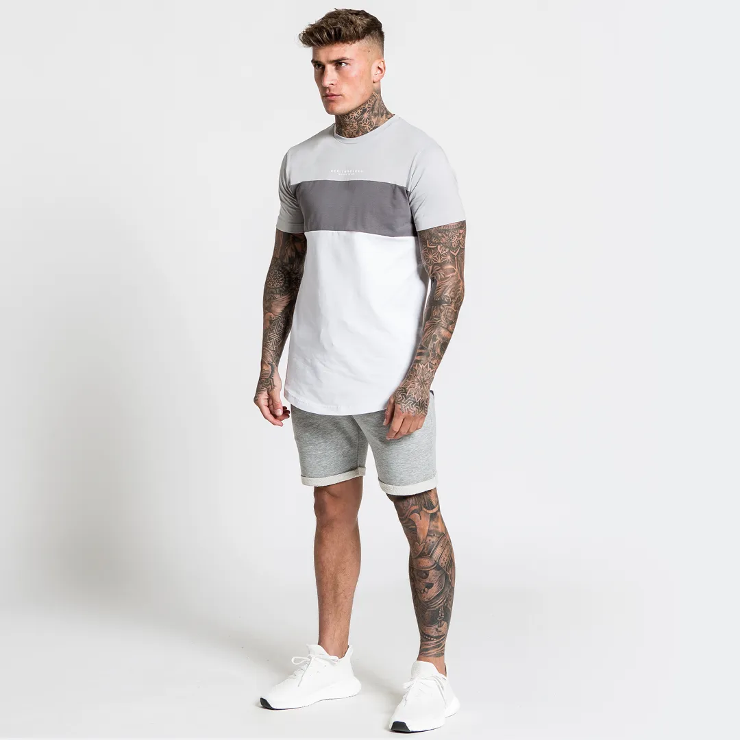 Regal Tee - Grey/Dark Grey/White