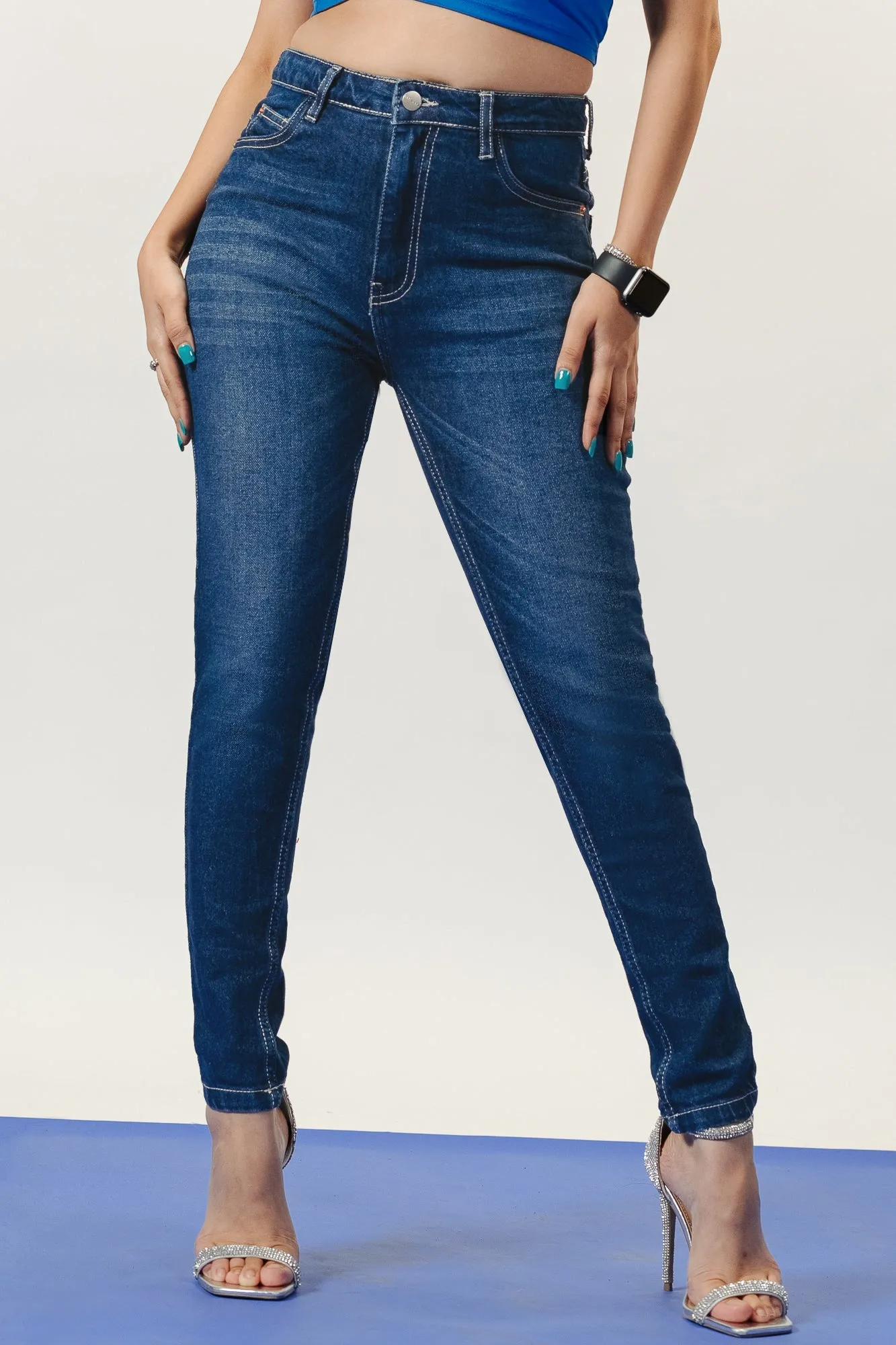 Rich Indigo Skinny Jeans