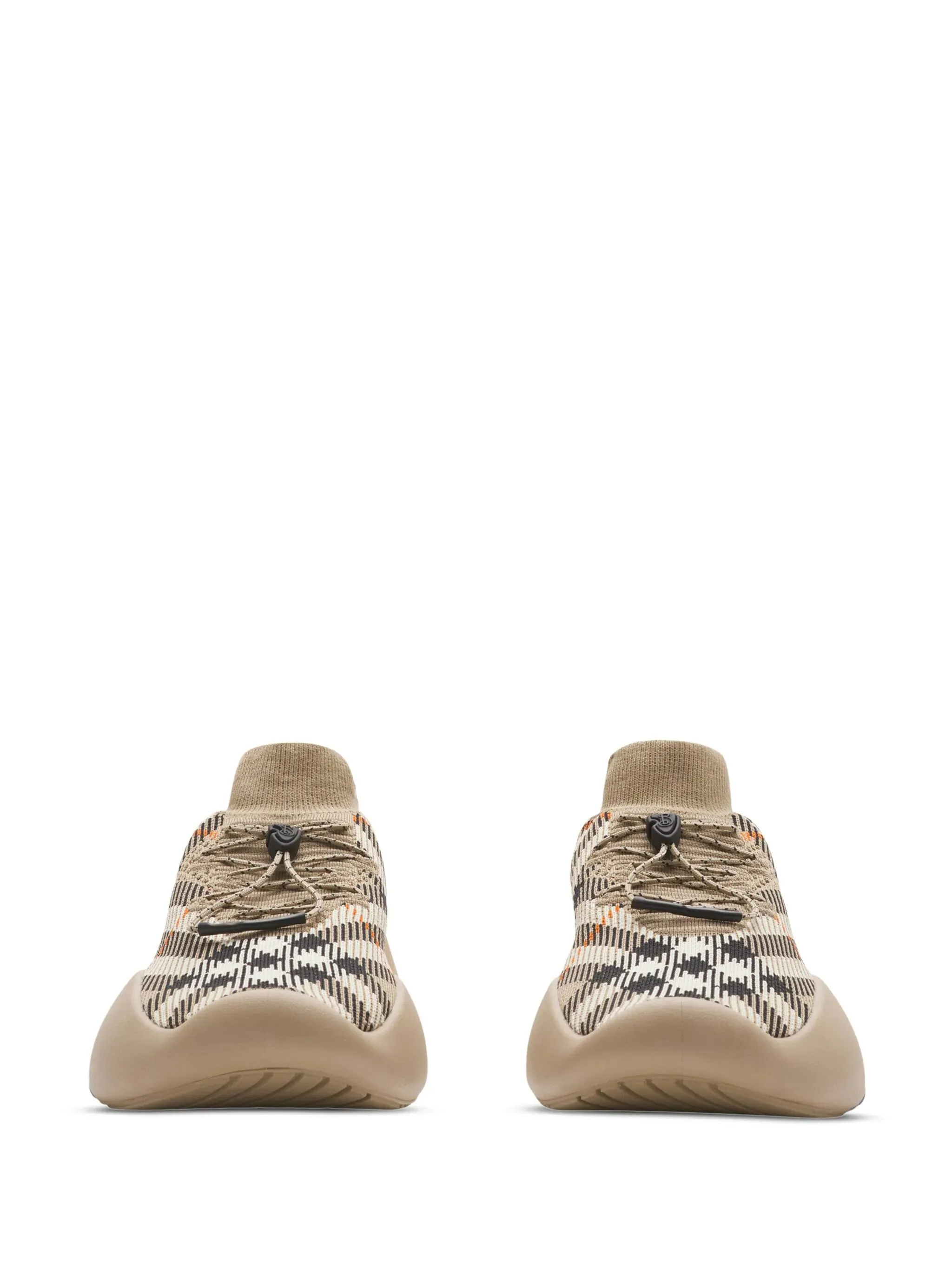 Sand Beige Nova Check Sneakers