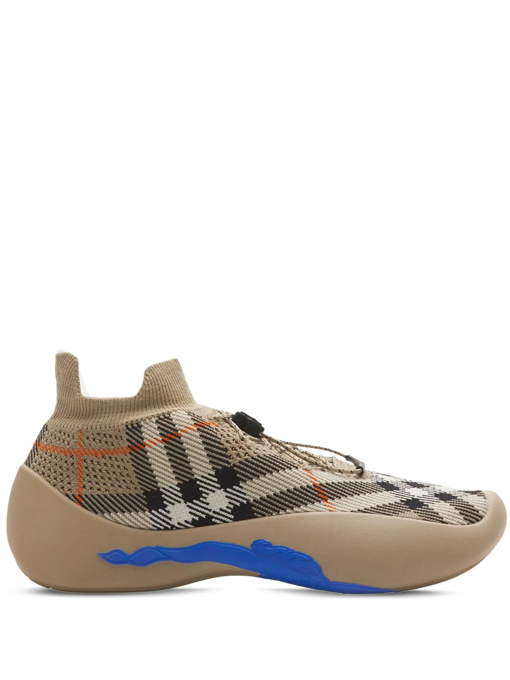 Sand Beige Nova Check Sneakers