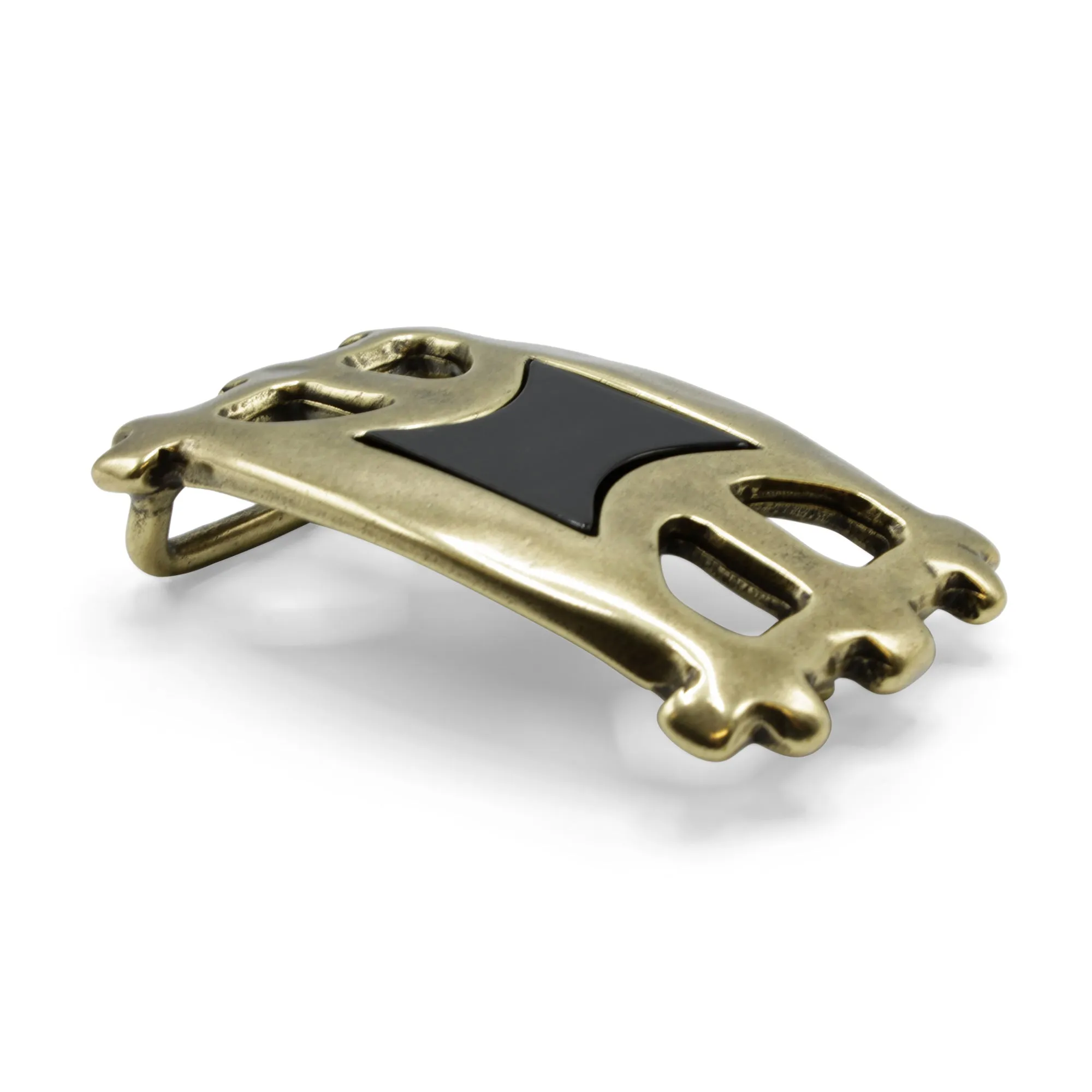 Sculptural Horn Insert Buckle 40mm