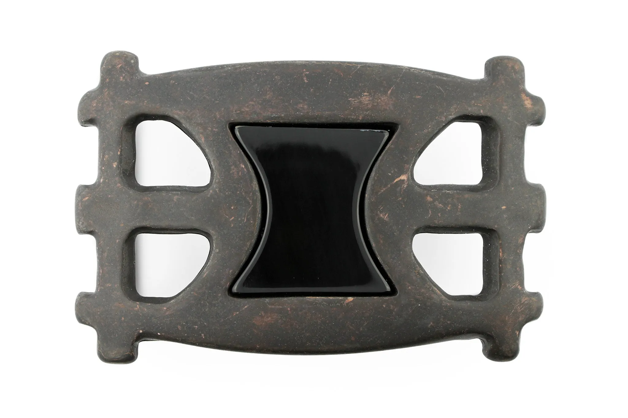 Sculptural Horn Insert Buckle 40mm