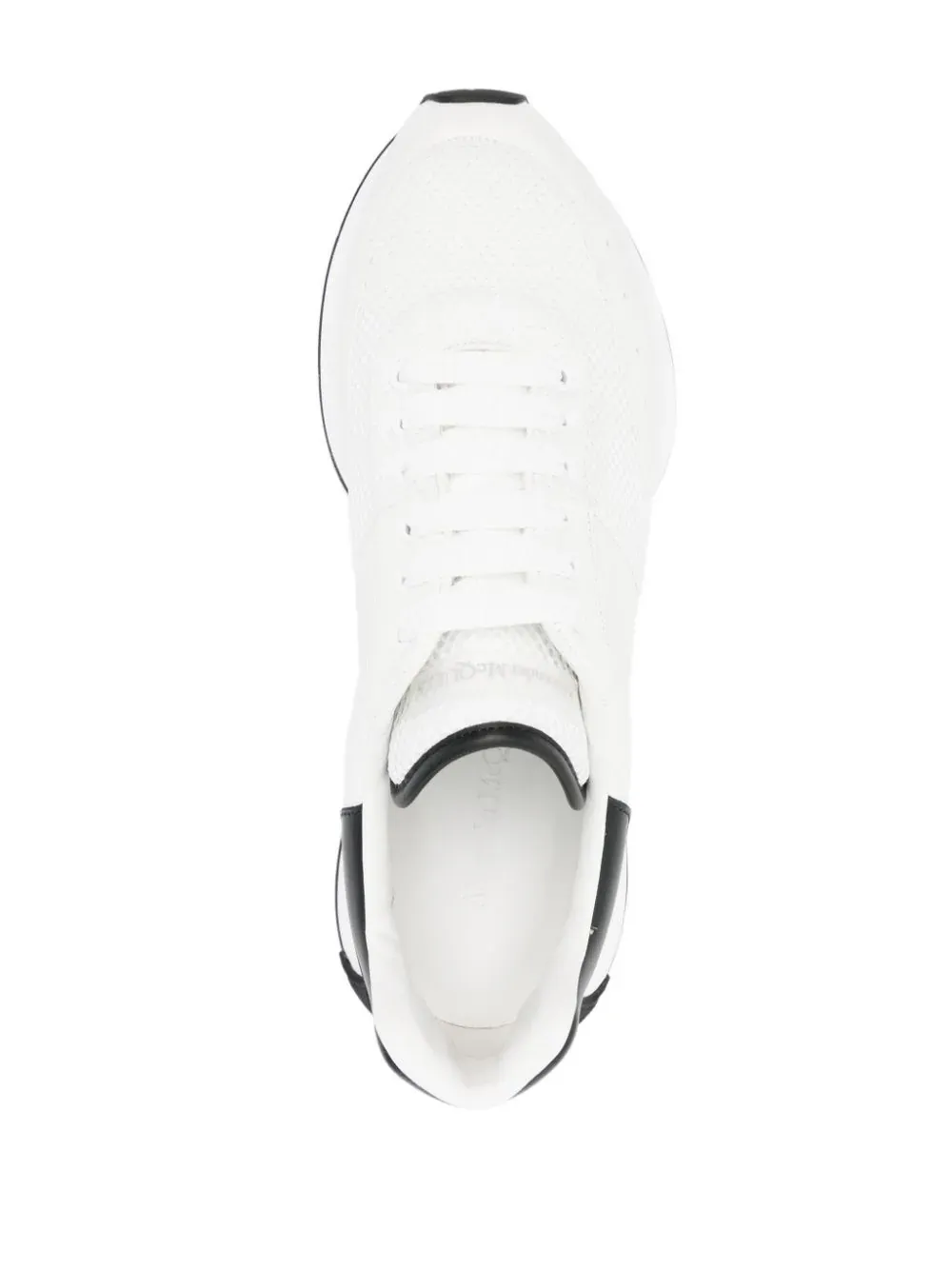 Sneakers Alexander McQueen Panelled Chunky alb/negru