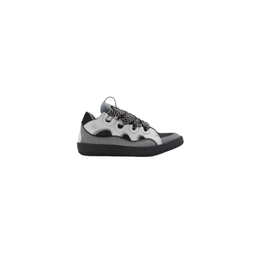 Sneakers Curb en Cuir Anthracite Lanvin Homme | Toulouse