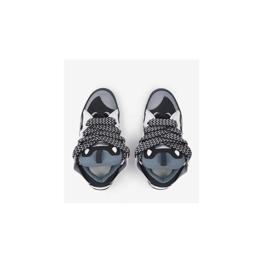 Sneakers Curb en Cuir Anthracite Lanvin Homme | Toulouse