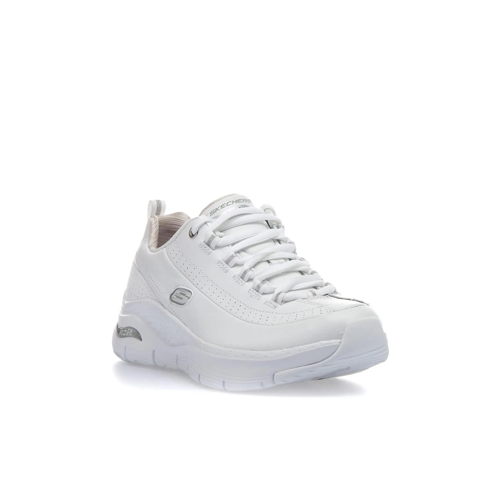 Sneakers donna bianche da palestra con suola chunky Arch Fit - Citi Drive