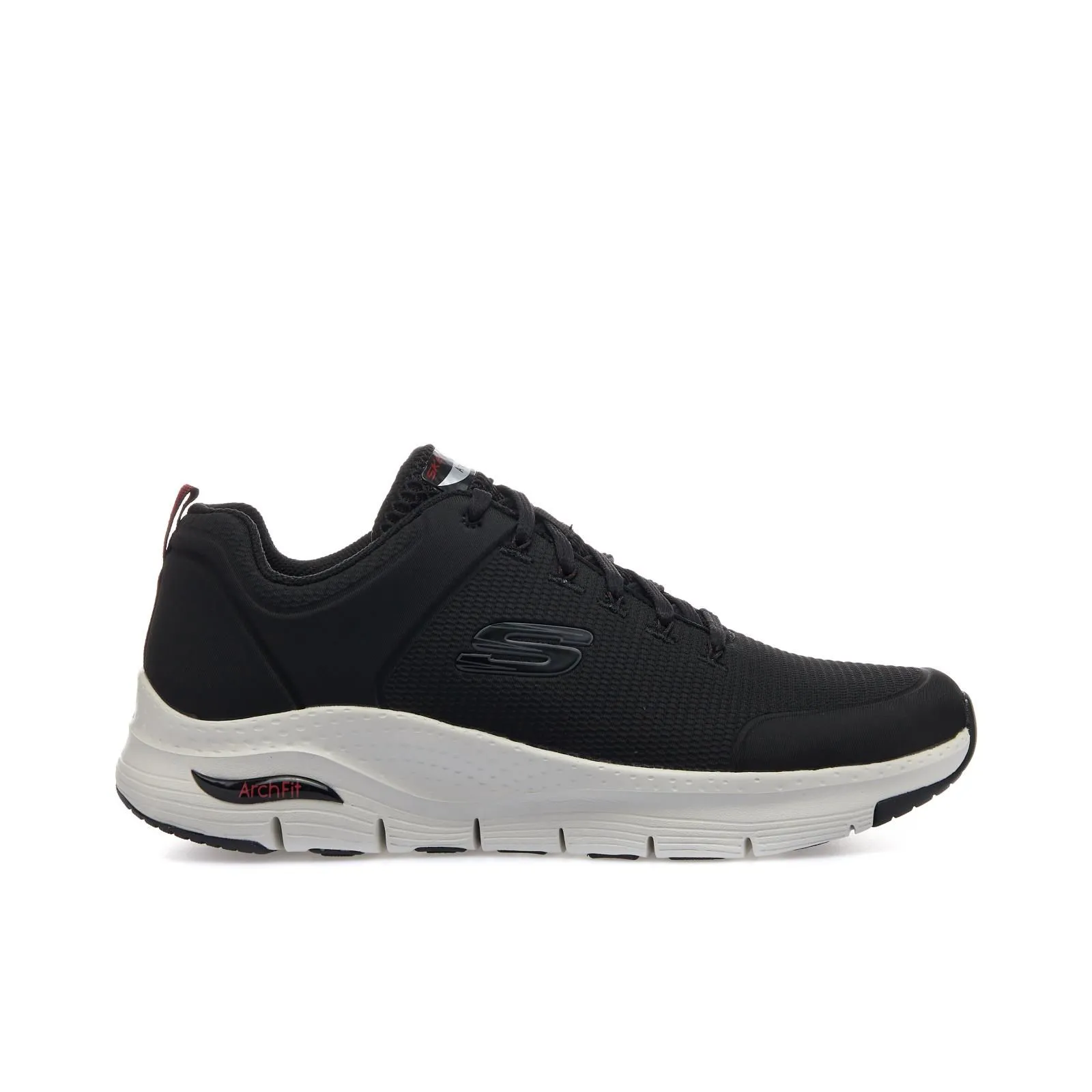 Sneakers uomo nere da running Skechers Arch Fit - Titan con suola chunky