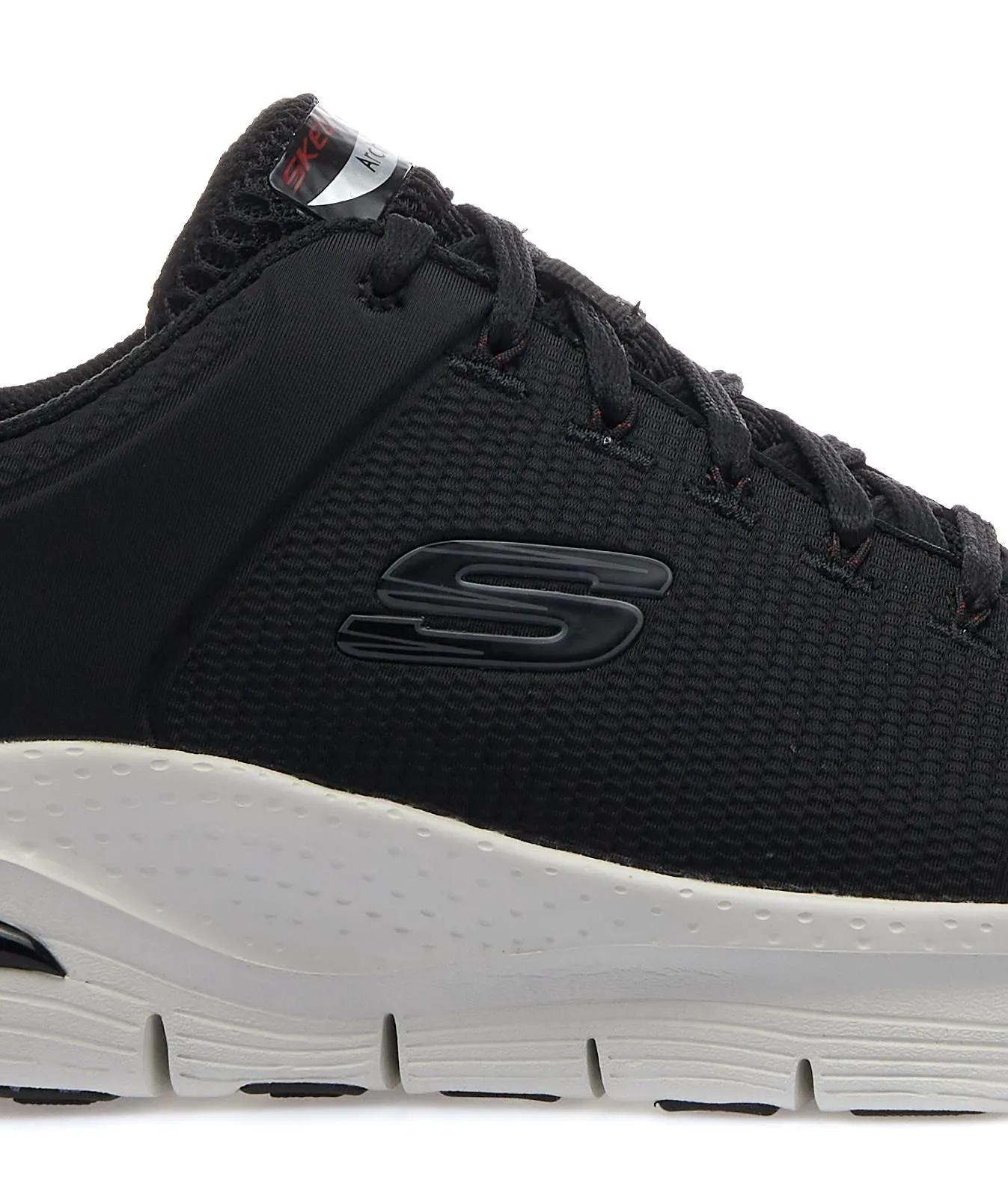 Sneakers uomo nere da running Skechers Arch Fit - Titan con suola chunky