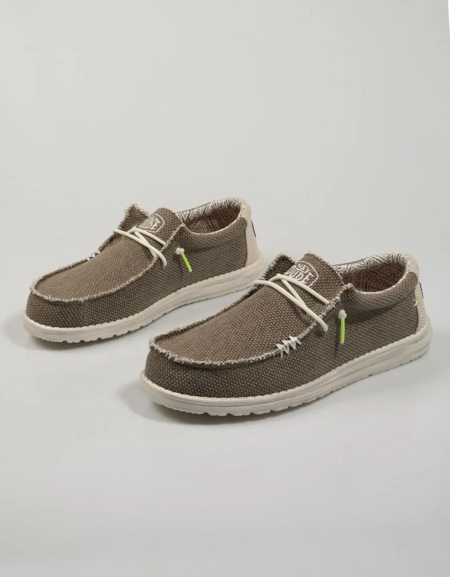  sports shoes DUDE Wally en Khaki 82106