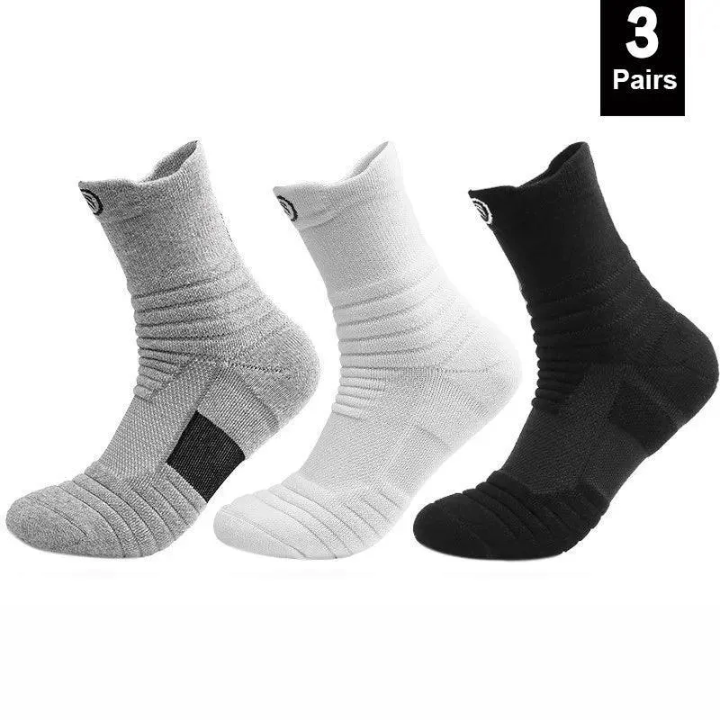 Stay Sure-Footed in Sports with Anti-Slip Cotton Socks