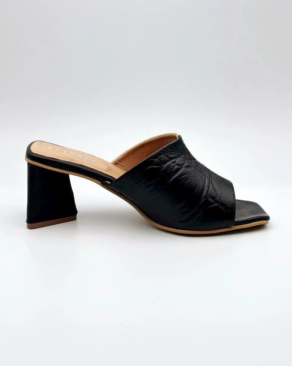 STIVALI Soulmate Block Heel in Black/White