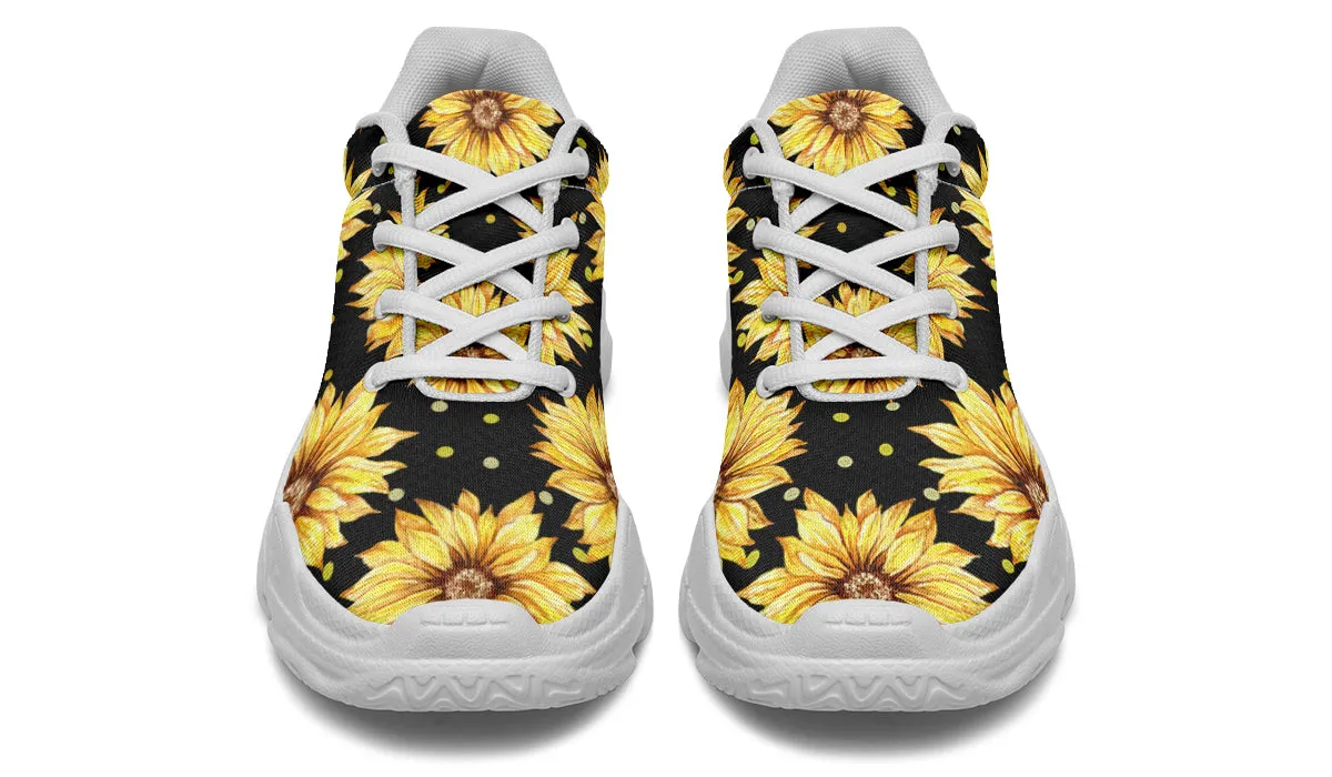 Sunflowers Chunky Sneakers