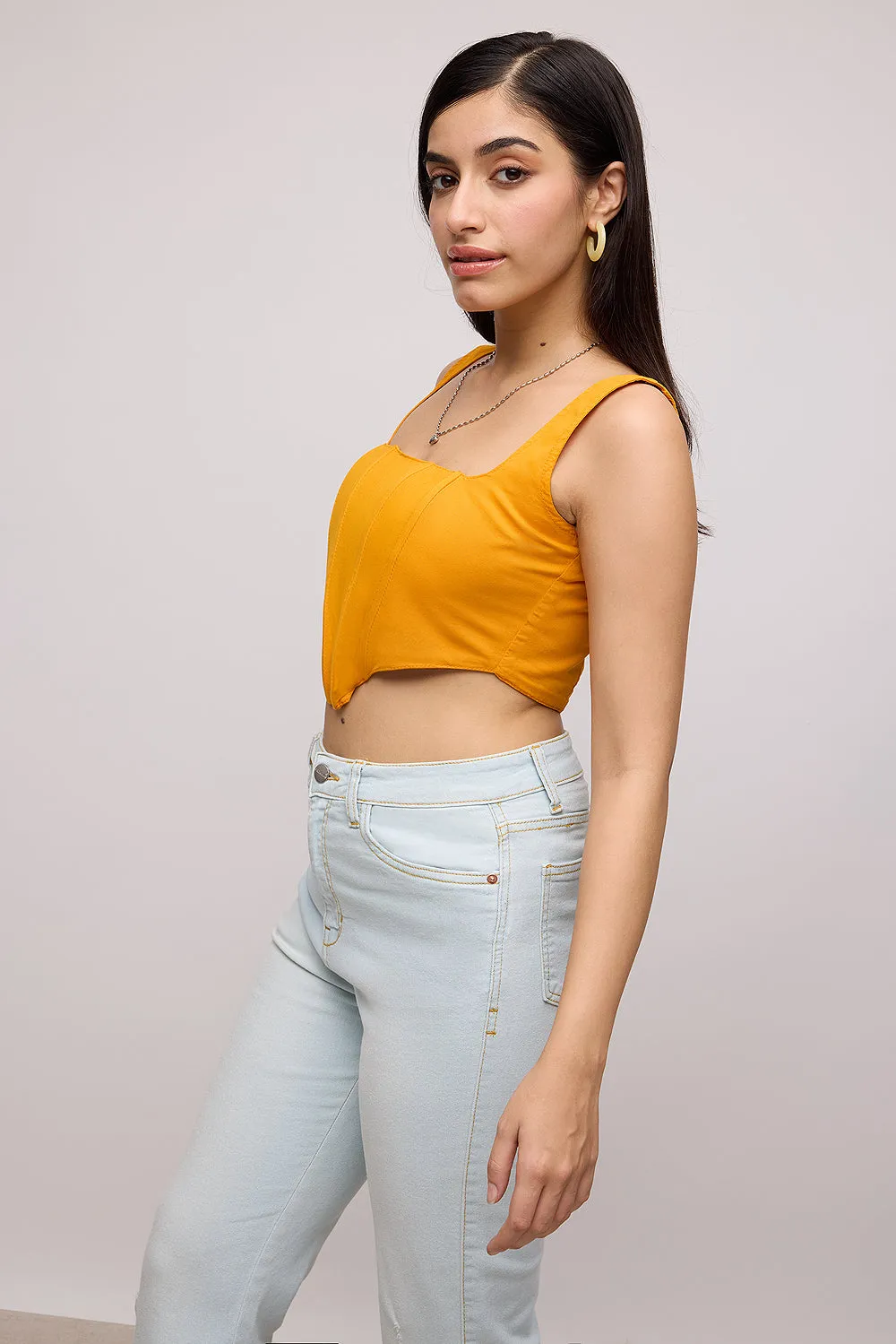 Sunset Spice Corset Top