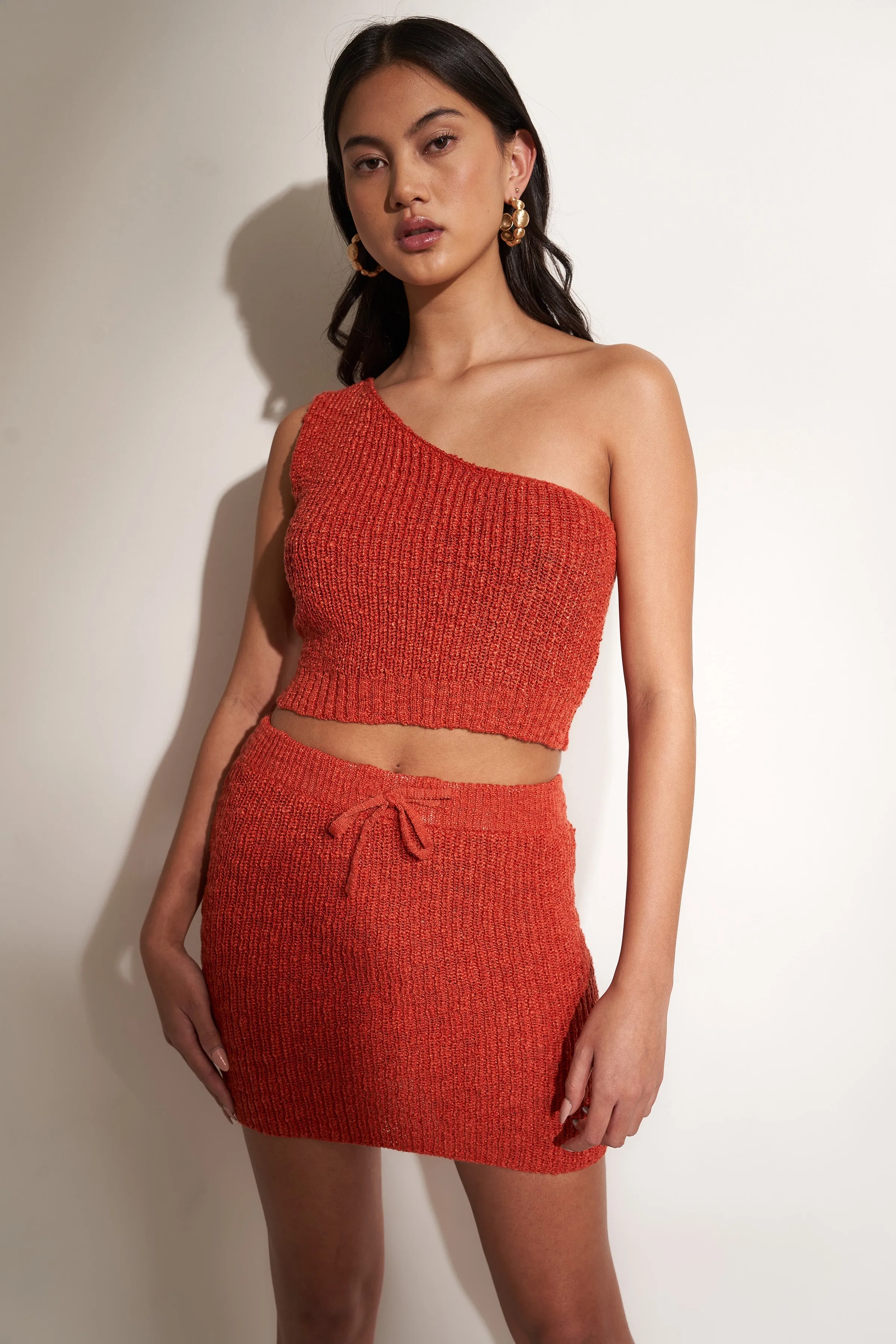 Tala Mini Skirt - Rust