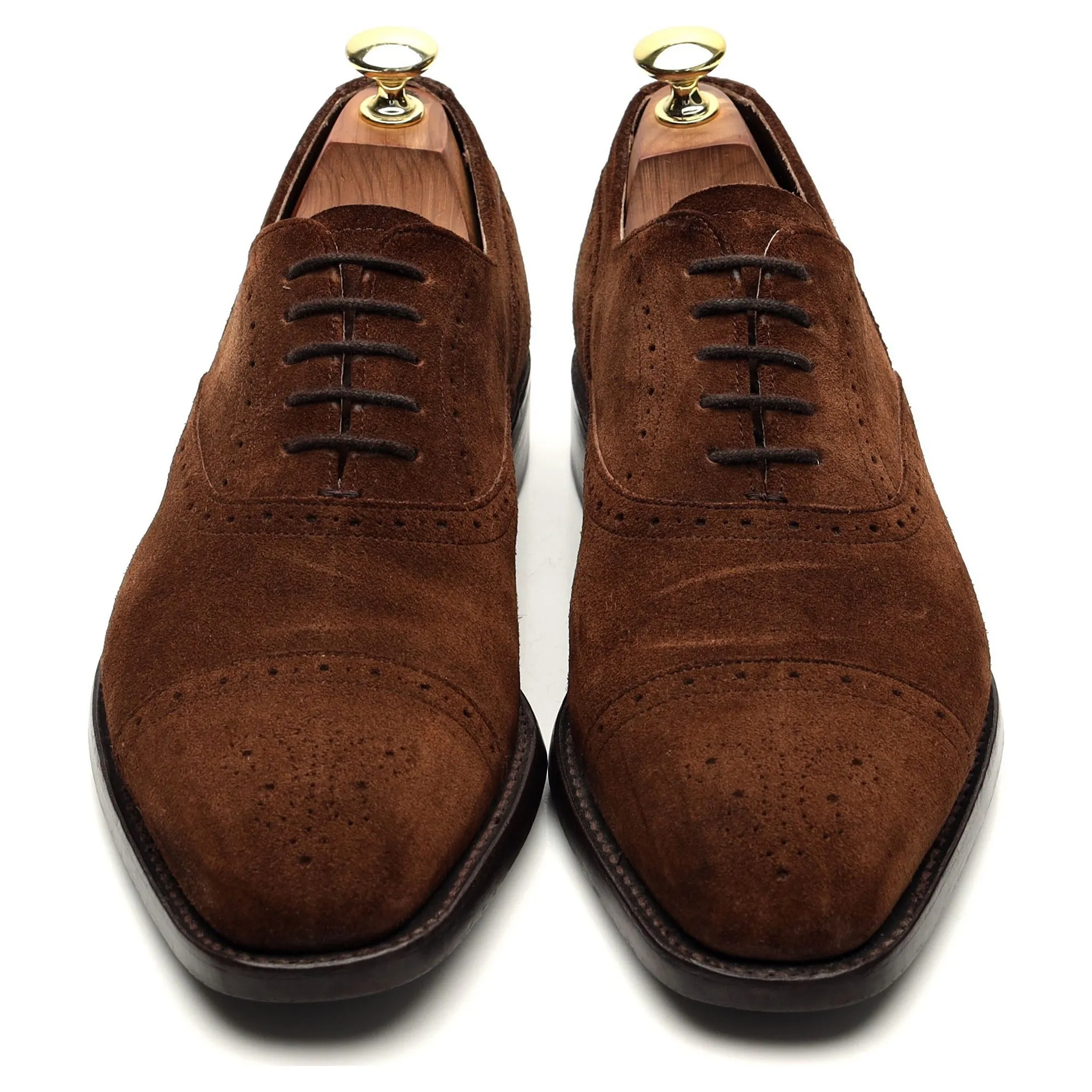 'Tom' Brown Suede Oxford Brogues UK 7 E