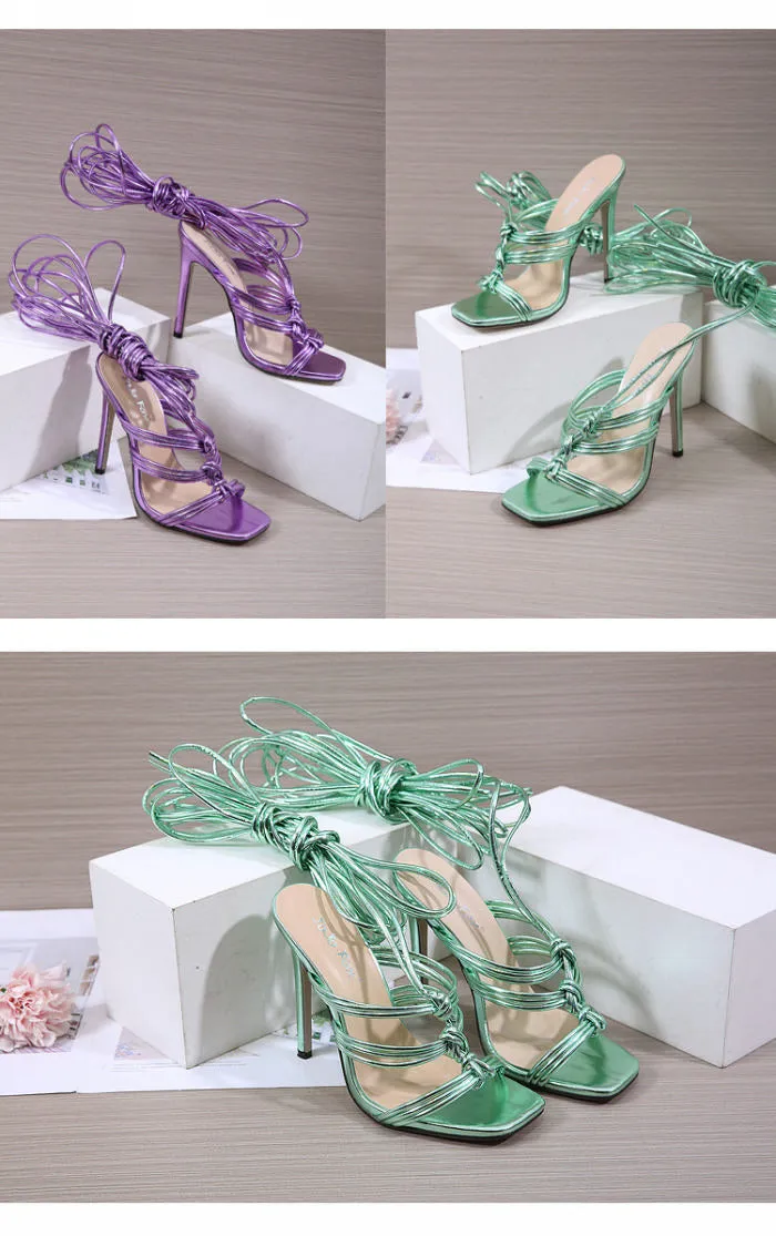 Twista Lace Up Heels