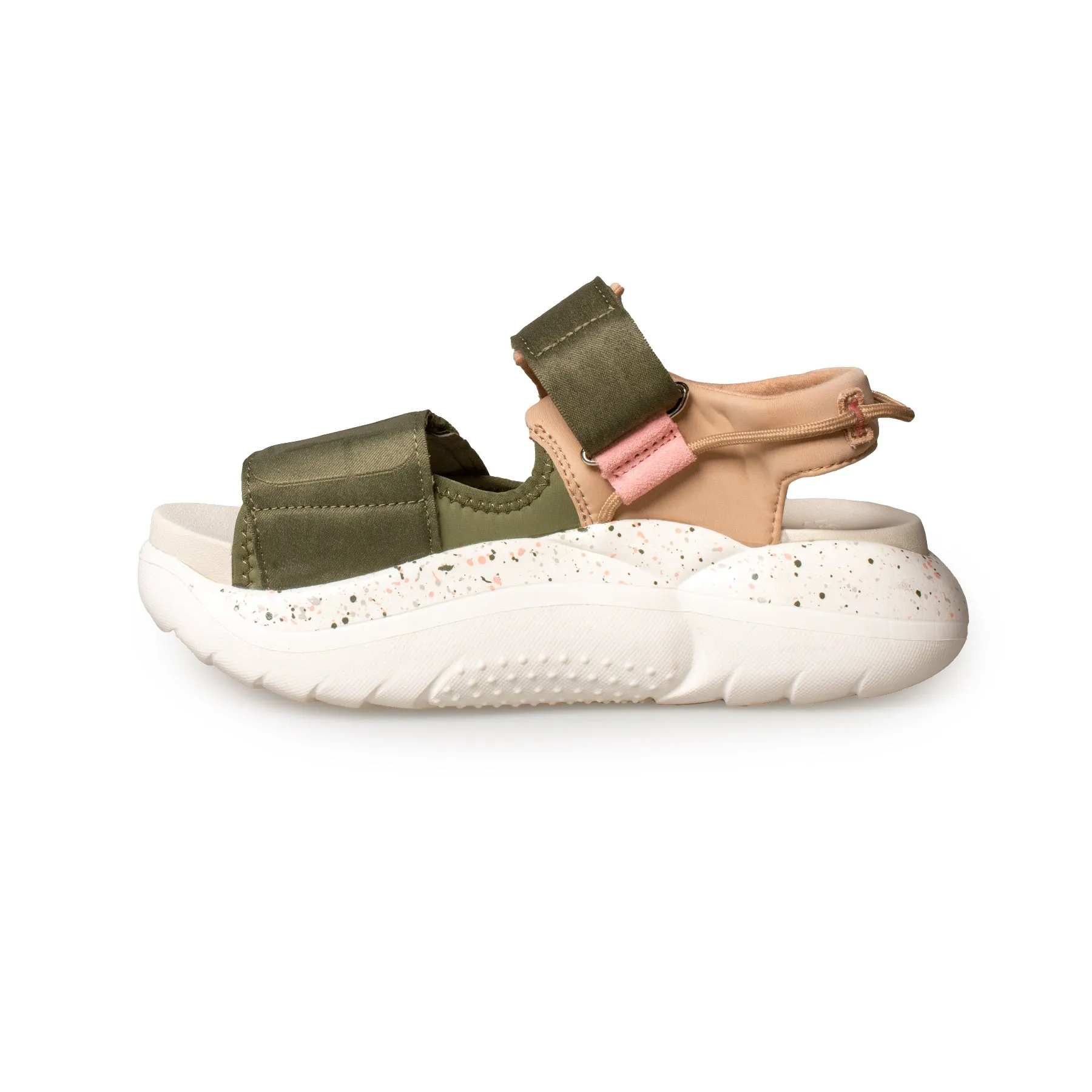 UGG La Cloud Burnt Olive Sandals - Women's