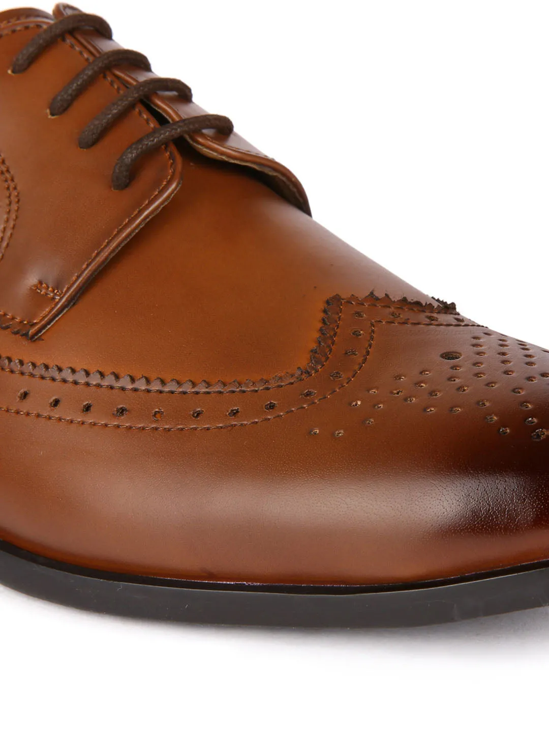 Uptown Tan Brogues