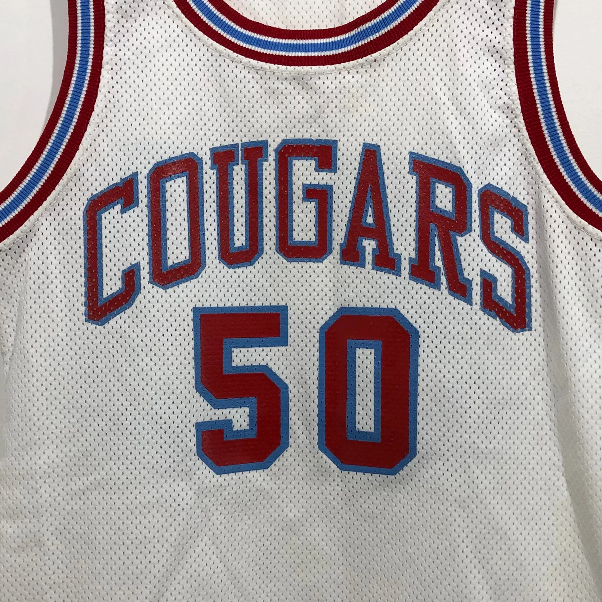 Vintage Cougars Game Worn Basketball Jersey M