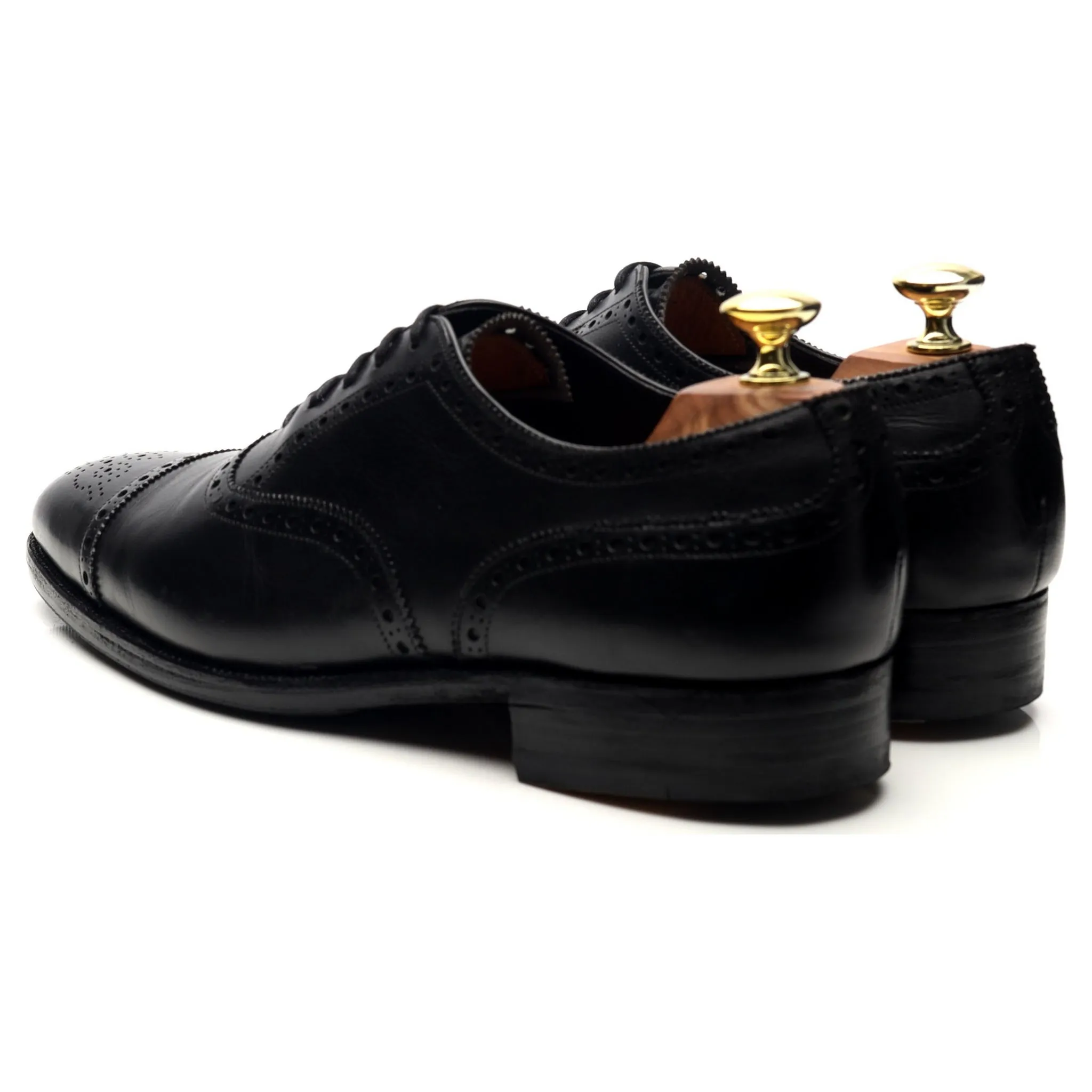 Wildsmith Black Leather Oxford Brogues UK 8 D