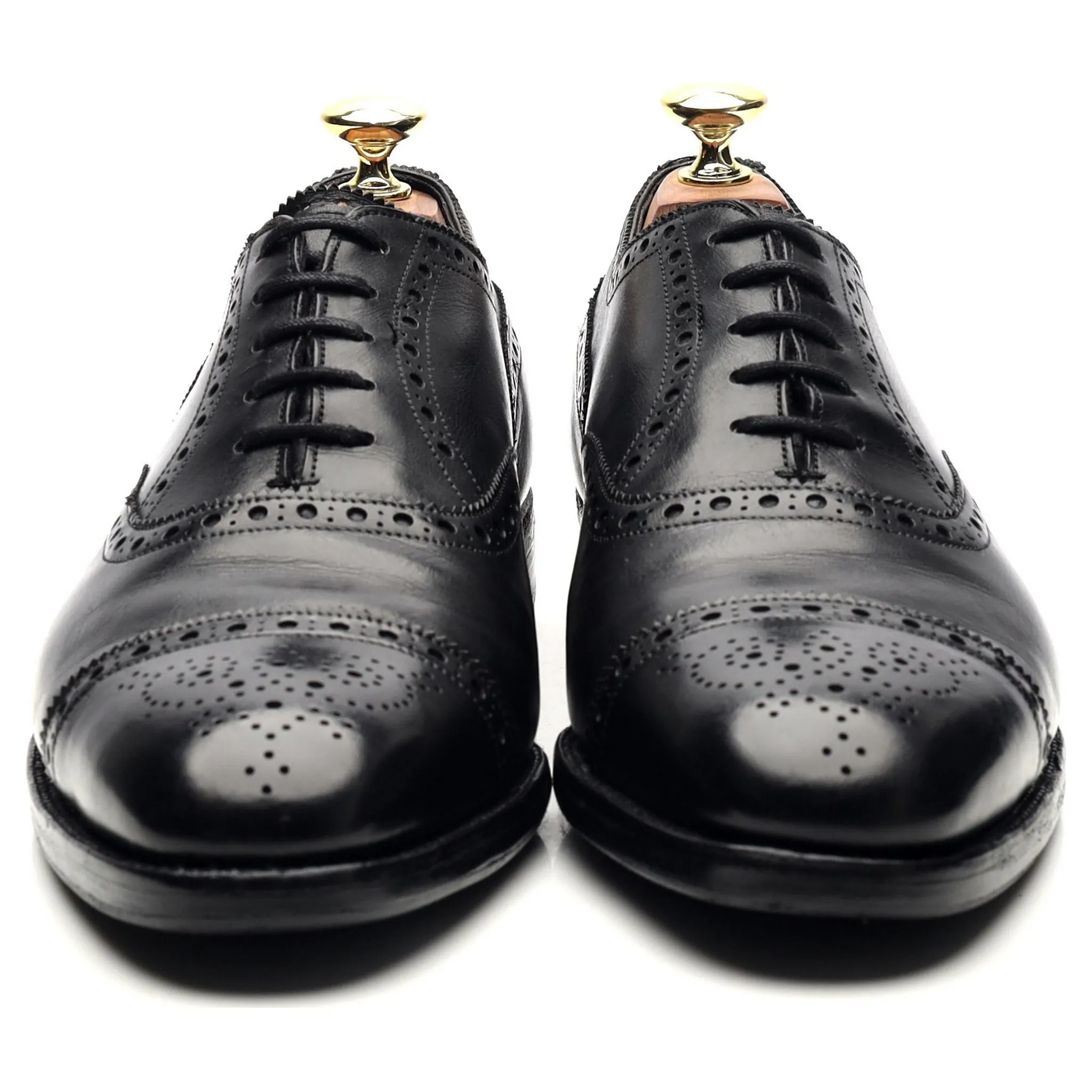 Wildsmith Black Leather Oxford Brogues UK 8 D