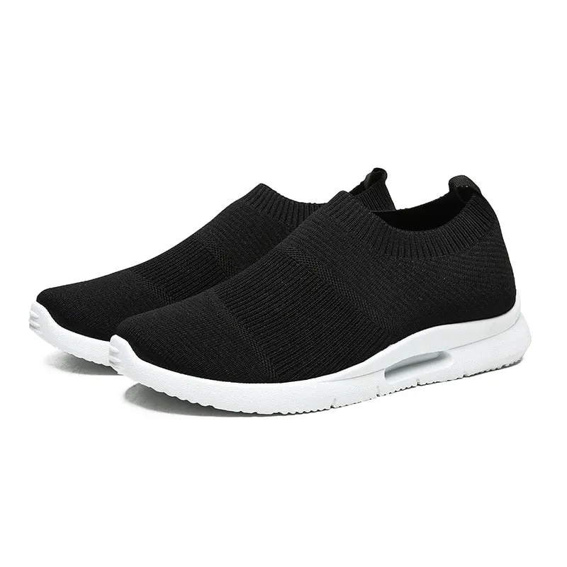 Women's Light Running Shoes Jogging Shoes Breathable Women's Sneakers Slip On Loafer Shoe Momen's Casual Shoes Unisex Sock Shoes