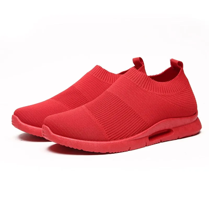 Women's Light Running Shoes Jogging Shoes Breathable Women's Sneakers Slip On Loafer Shoe Momen's Casual Shoes Unisex Sock Shoes