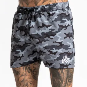 Zann Swim Short - Black Camo